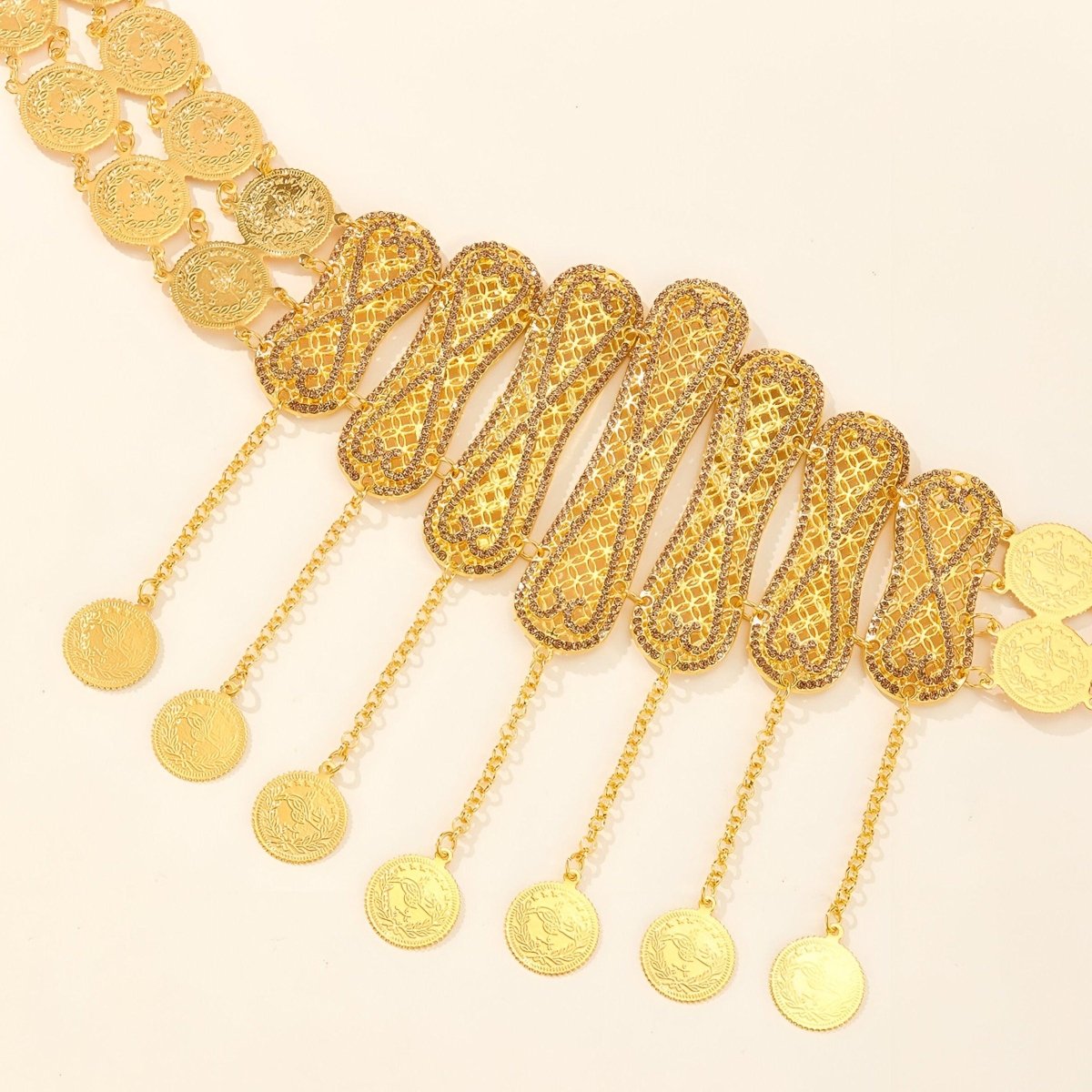 Belt Golden TO Motifs Geometriques And Originaux Model Kaseee by Zictor