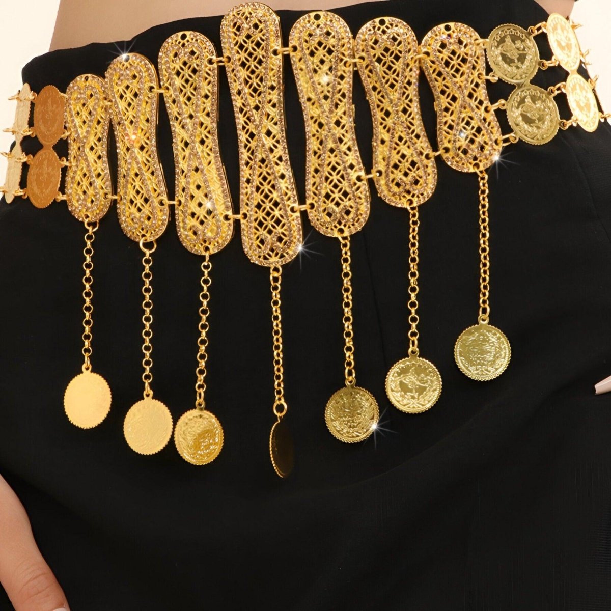 Belt Golden TO Motifs Geometriques And Originaux Model Kaseee by Zictor