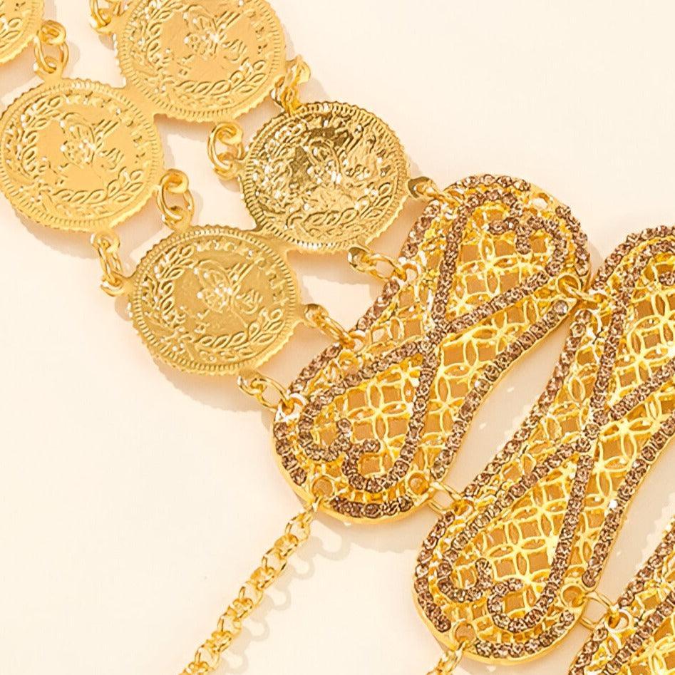 Belt Golden TO Motifs Geometriques And Originaux Model Kaseee by Zictor