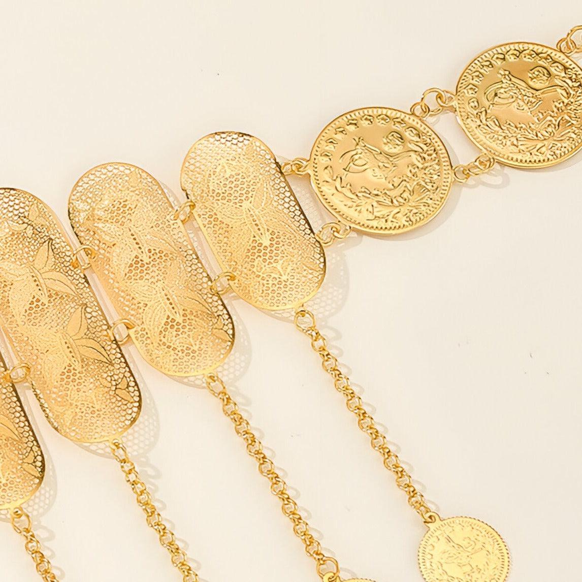 Belt Golden TO Motifs Papillons Model Ariele by Zictor