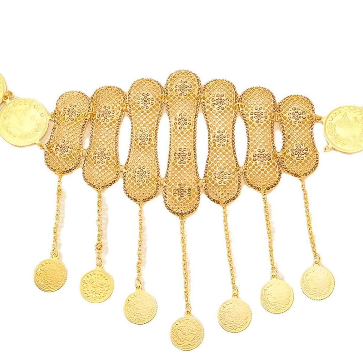 Belt Golden TO Motifs With Medaillons Model Sydneie by Zictor