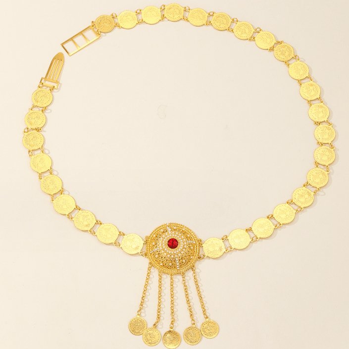 Belt TO Medaillons And Rubis Central Model Kyre by Zictor