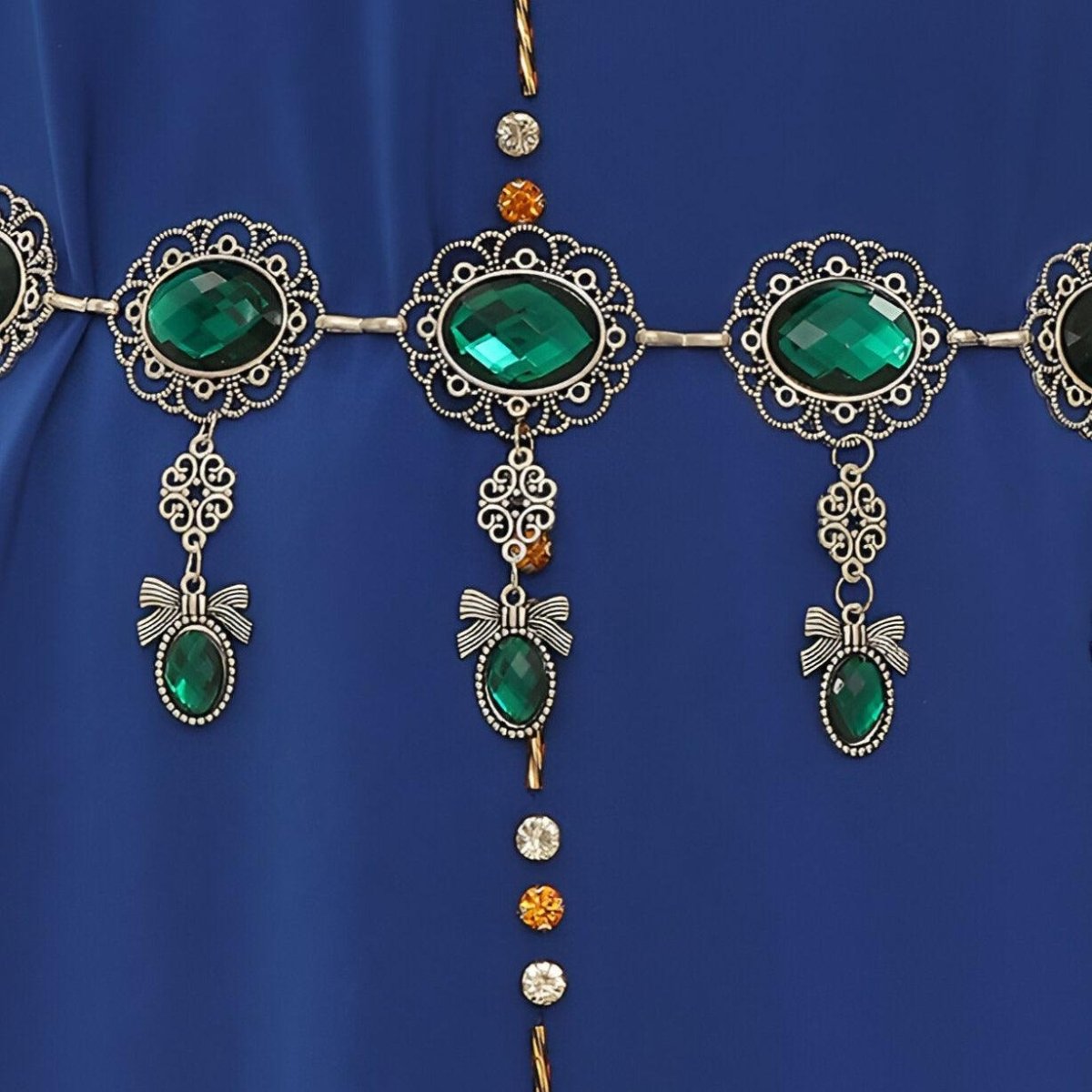 Belt TO Pendentifs Emeraudes Model Sam by Zictor