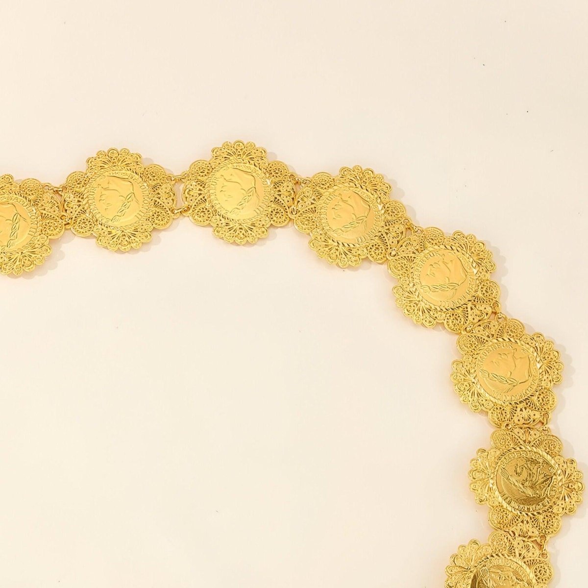Belt With Representation Of Pieces Of Monnaies Model Nuri by Zictor