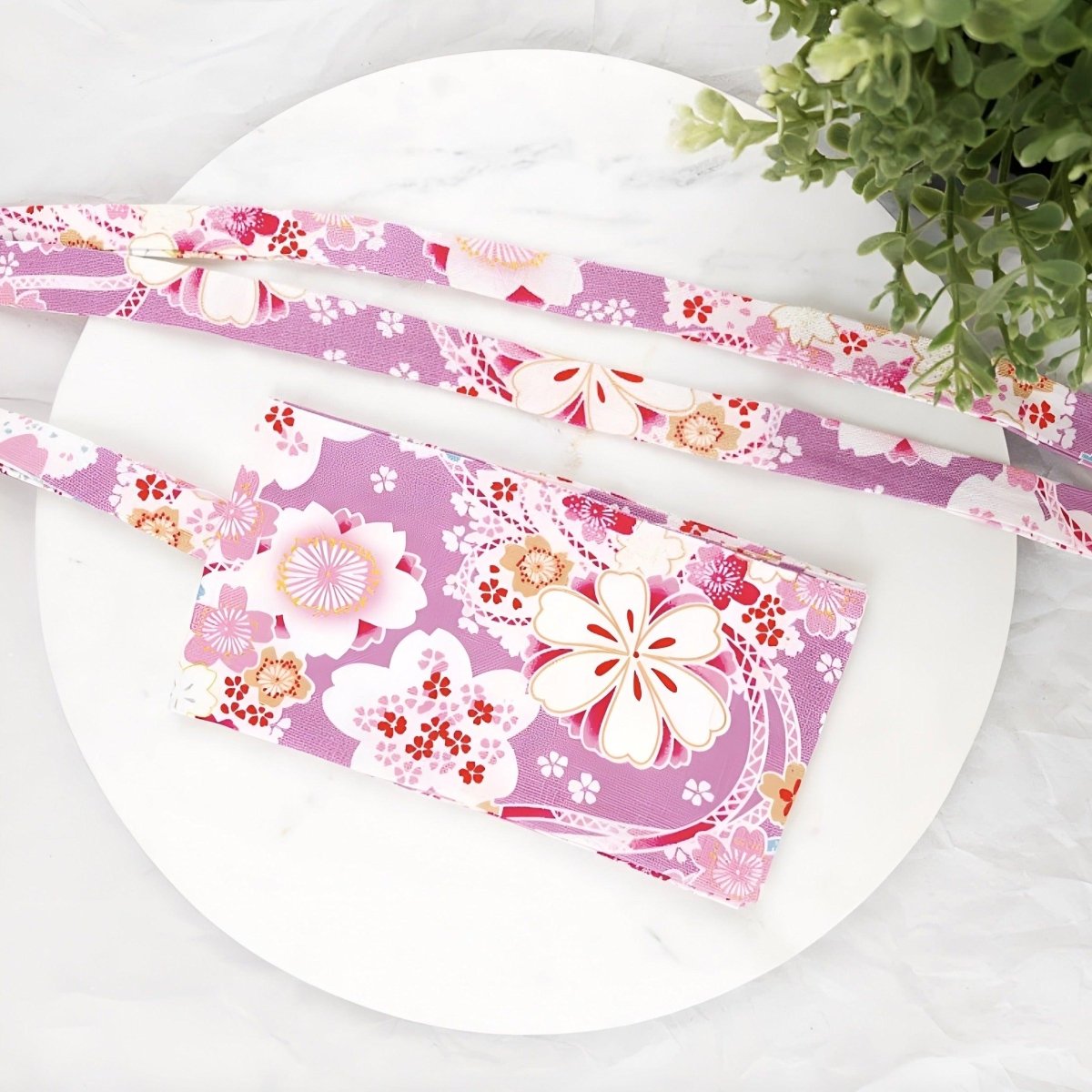 Belt Pink TO Motifs Fleurs Of Printemps Model Lenny by Zictor