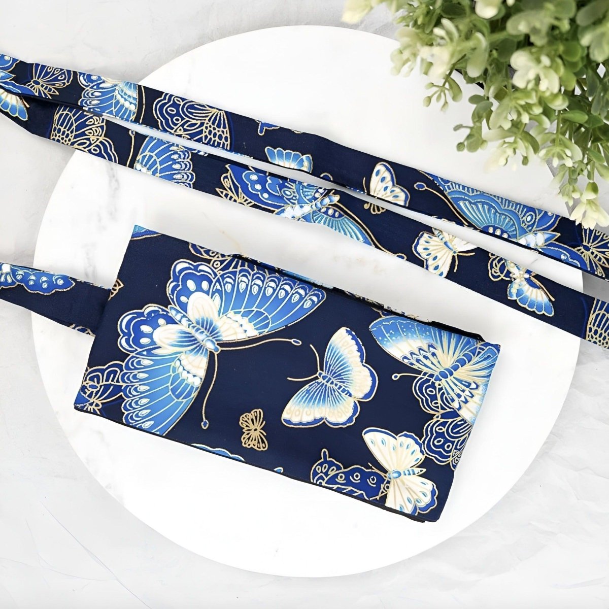 Copie Of Belt Obi Black TO Motifs Papillon Model Hikaru by Zictor