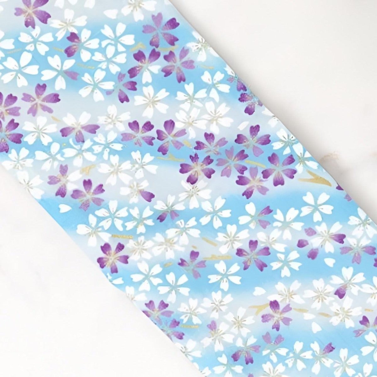 Belt Blue TO Motifs Fleurs Of Cerisier Model Efua by Zictor