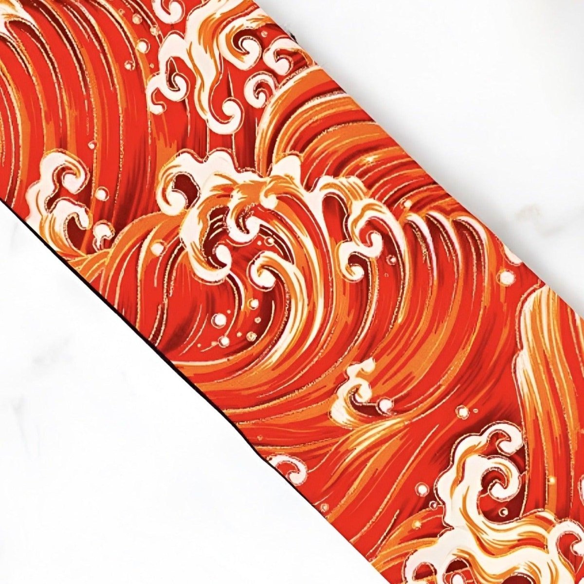 Belt TO Motifs Vague Japonaise Red Model Brittanie by Zictor