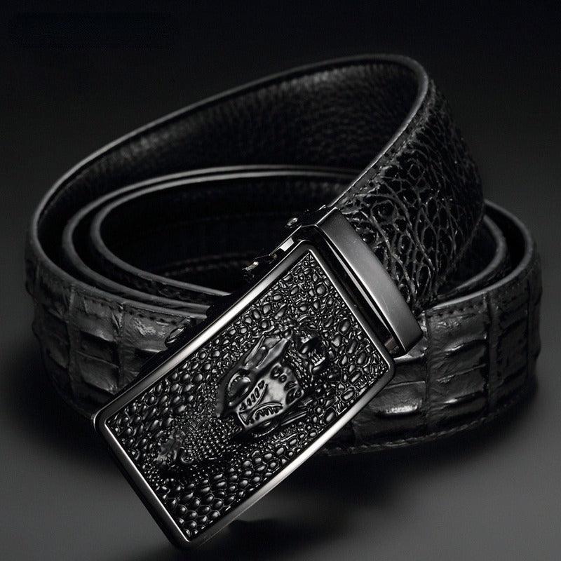 Belt In Leather Croco For Men Model Avery by Zictor