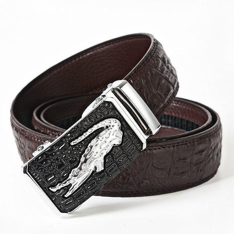 Belt of costume crocMadisyn for men, model Cori - Zictor