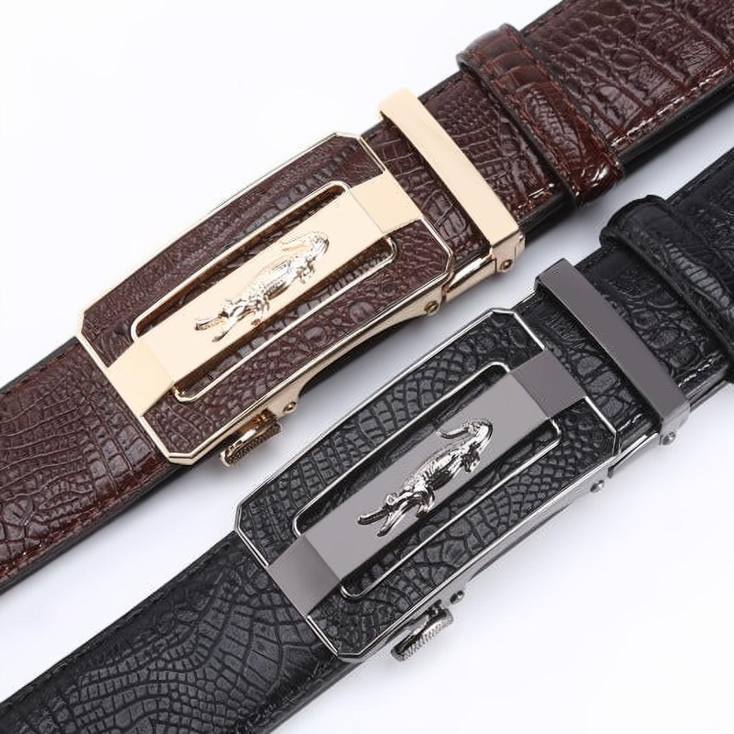 Belt Costume In Leather Crocodile For Men Model Ellison by Zictor