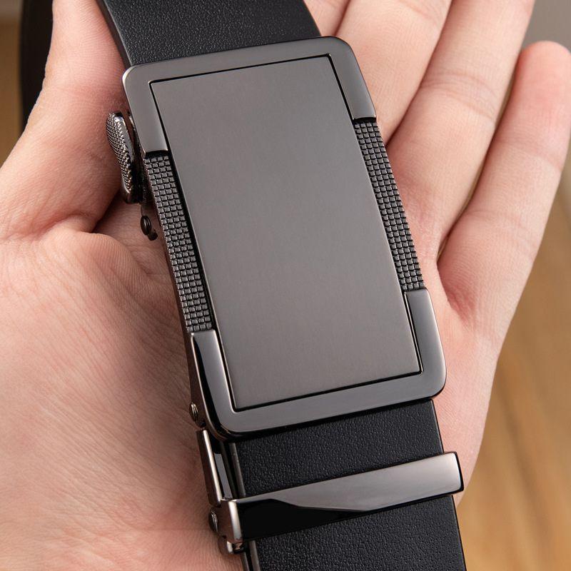 Belt Costume In Leather Buckle Automatic For Men Model Rowanu by Zictor