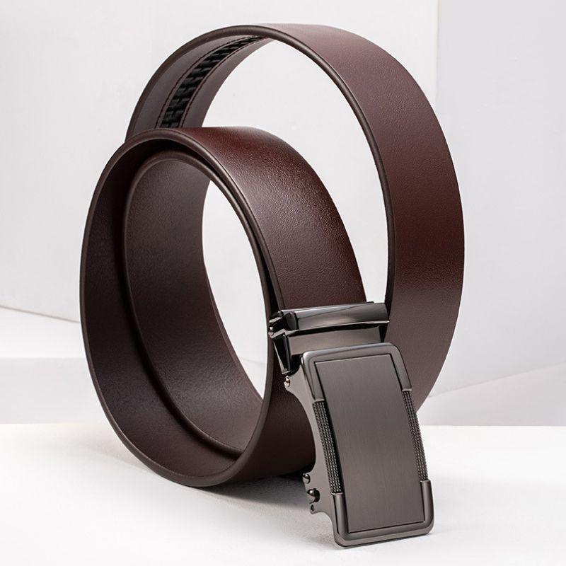 Belt Costume In Leather Buckle Automatic For Men Model Rowanu by Zictor