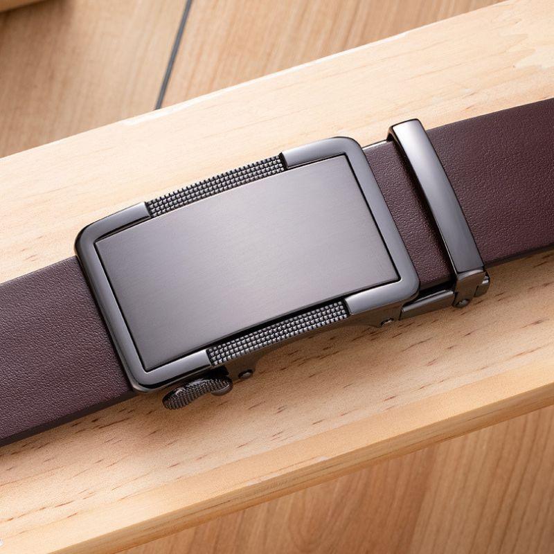 Belt Costume In Leather Buckle Automatic For Men Model Rowanu by Zictor