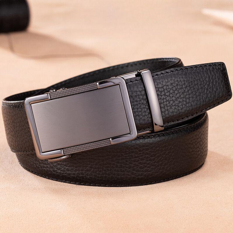 Belt Costume In Leather Buckle Automatic For Men Model Rowanu by Zictor