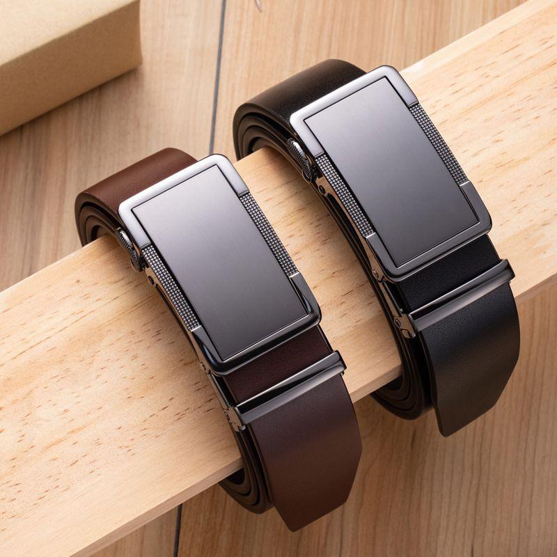 Belt Costume In Leather Buckle Automatic For Men Model Rowanu by Zictor