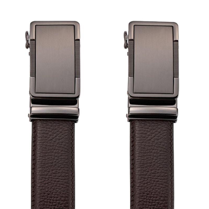 Belt Costume In Leather Buckle Automatic For Men Model Rowanu by Zictor