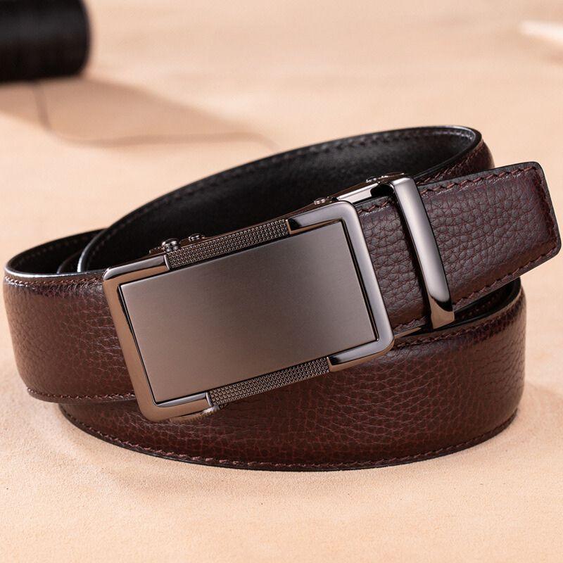 Belt Costume In Leather Buckle Automatic For Men Model Rowanu by Zictor