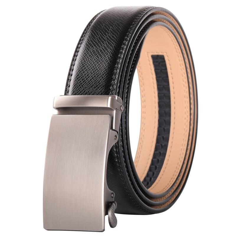 Belt of costume in leather for men, model Callen - Zictor