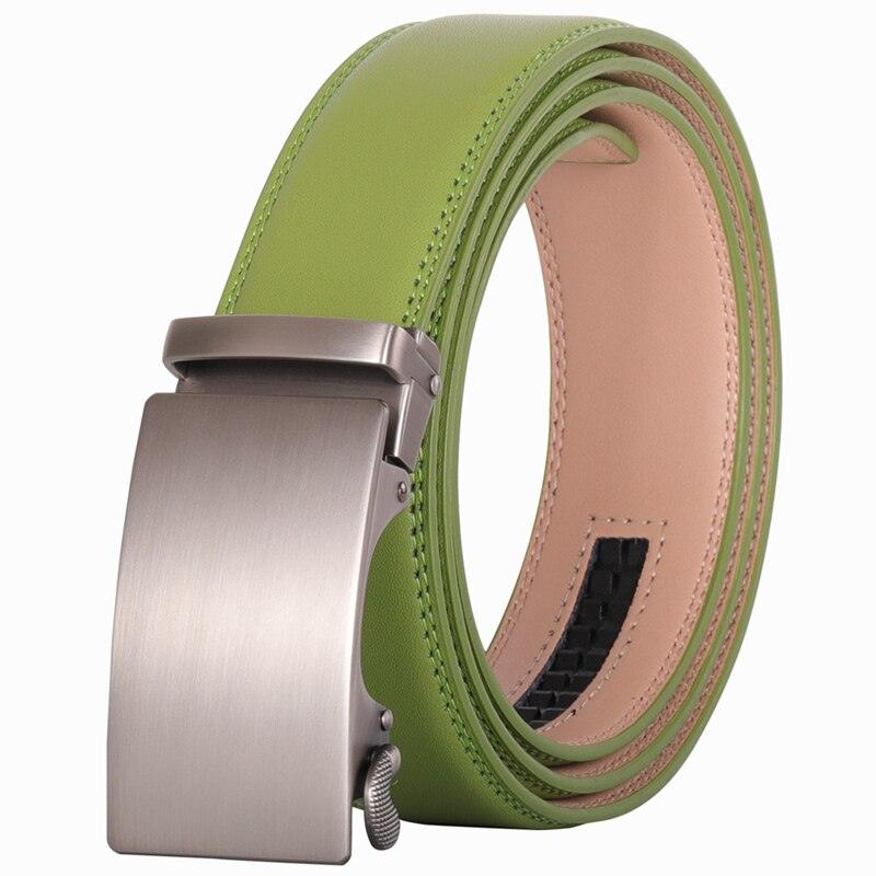 Belt of costume in leather for men, model Callen - Zictor