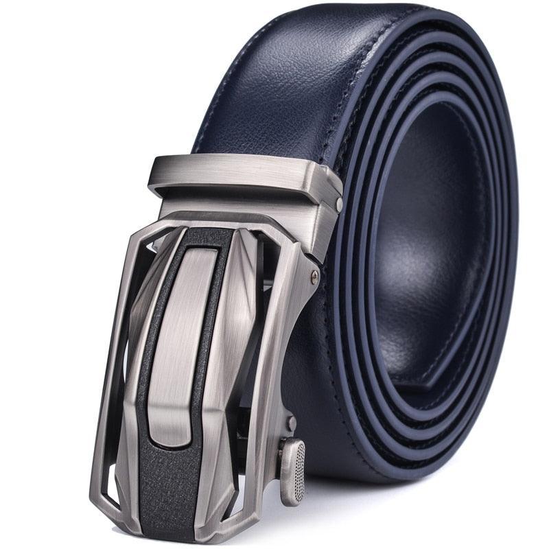 Belt of costume in leather for men, model Dee - Zictor