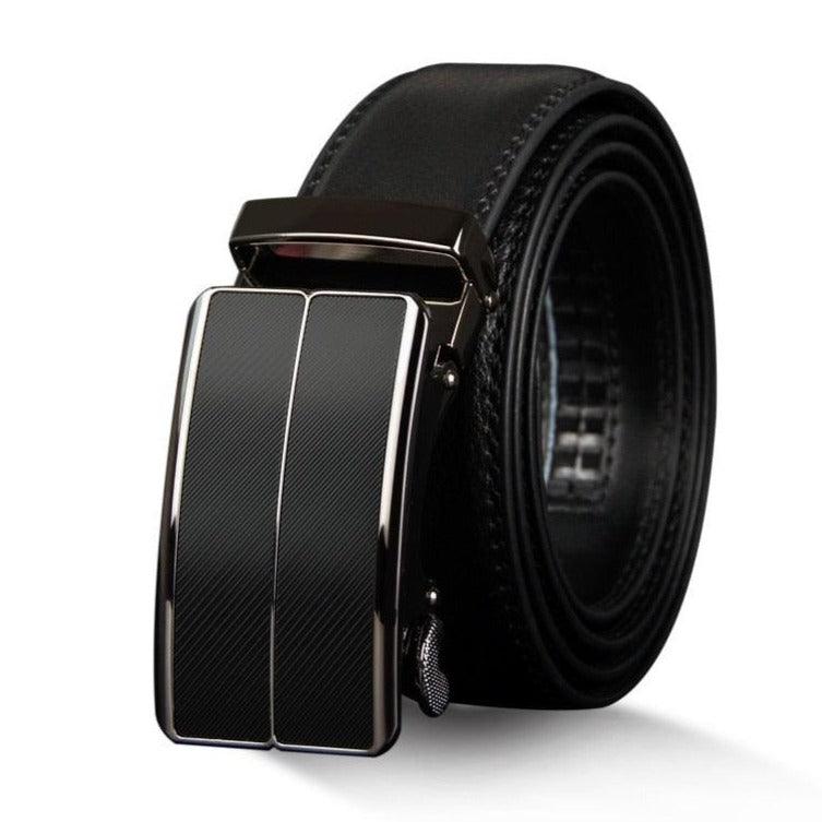 Belt of costume in leather for men, model Ekin - Zictor