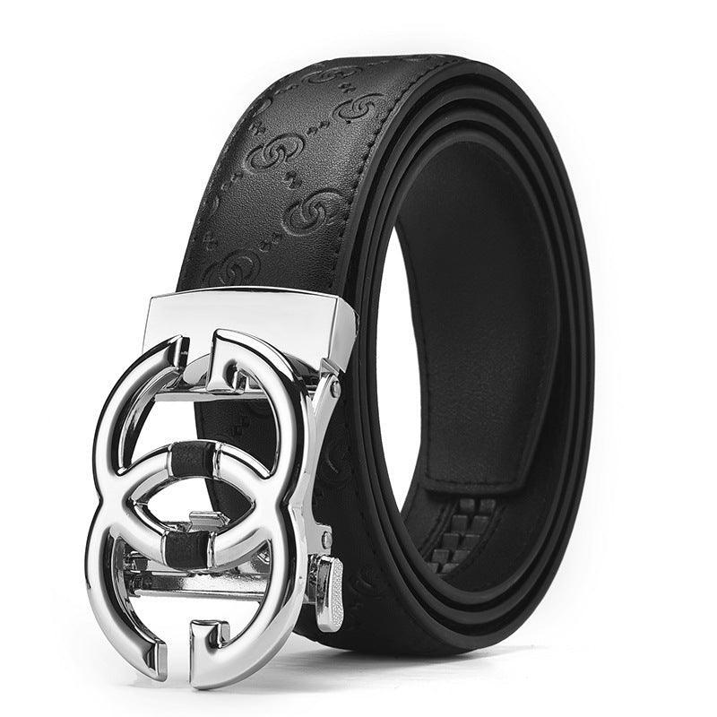 Belt of costume in leather for men, model Haydene - Zictor