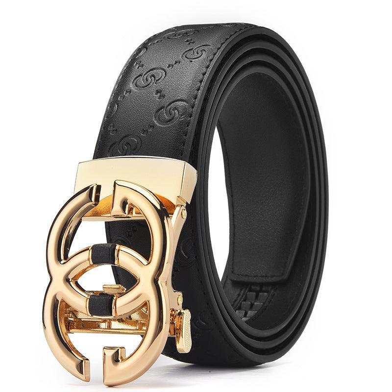 Belt of costume in leather for men, model Haydene - Zictor