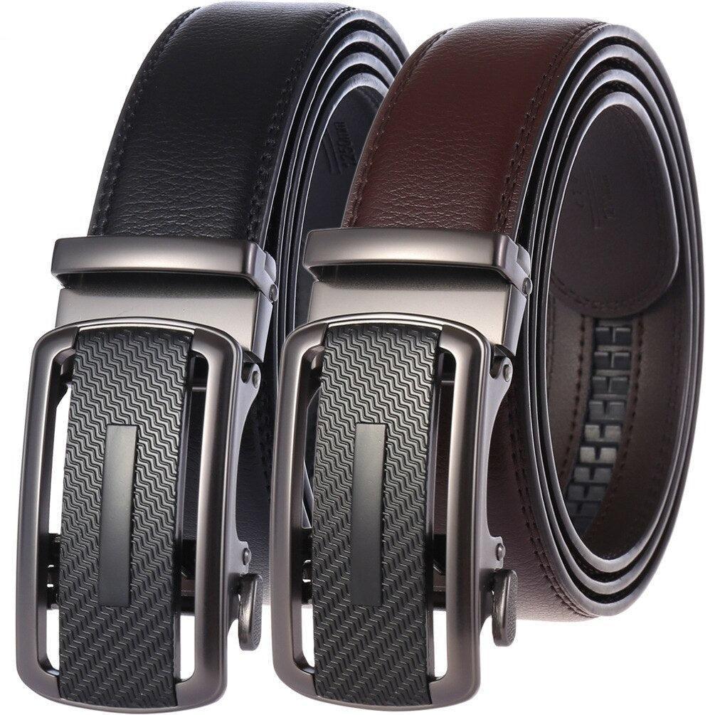 Belt Leather Veritable For Men Buckle Automatic Haute Qualite Luxury Styliste Sangle Mode Nouveaux Accessoires For Vetements Kori by Zictor