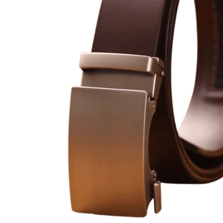 Belt of costume in leather for men, model Kris - Zictor