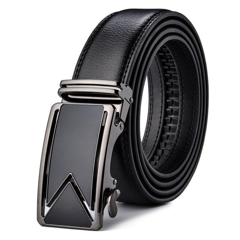 Belt of costume in leather for men, model Madisen - Zictor