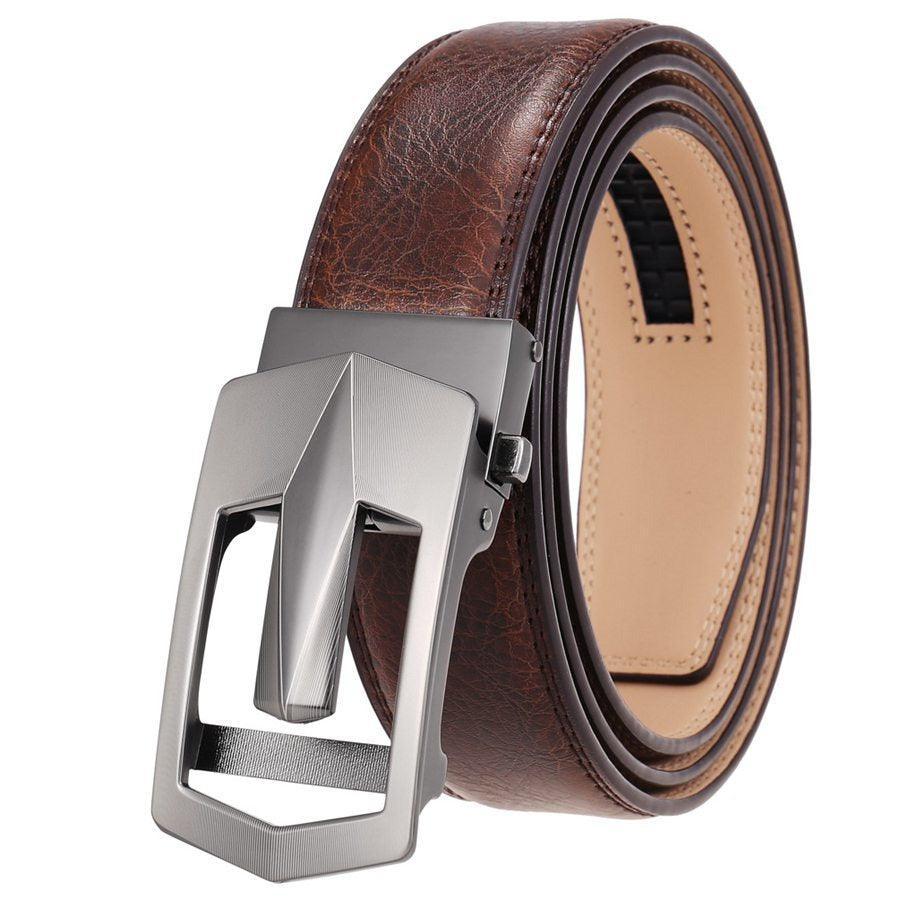 Belt of costume in leather for men, model Quincey