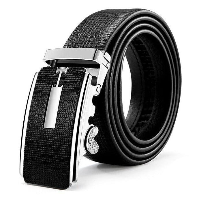 Belt of costume in leather for men, model Sky - Zictor