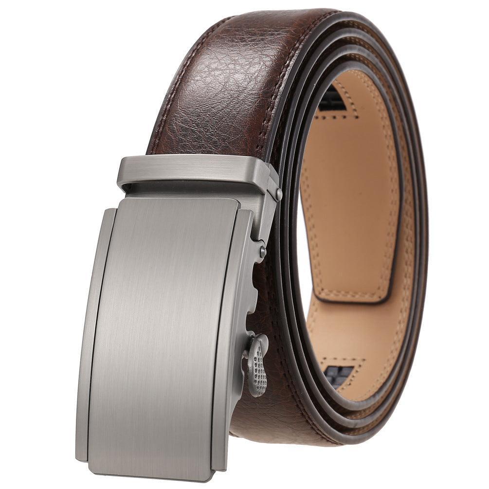 Belt of costume in leather for men, model Sloan - Zictor