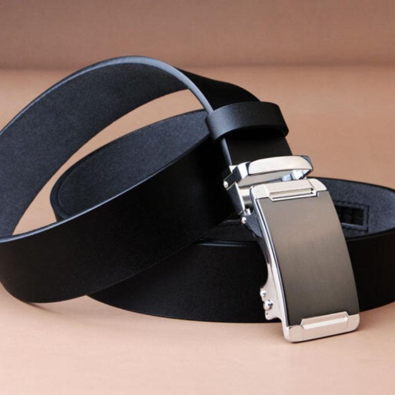 Belt Costume In Leather For Men TO Buckle Automatic Model Sydneee by Zictor