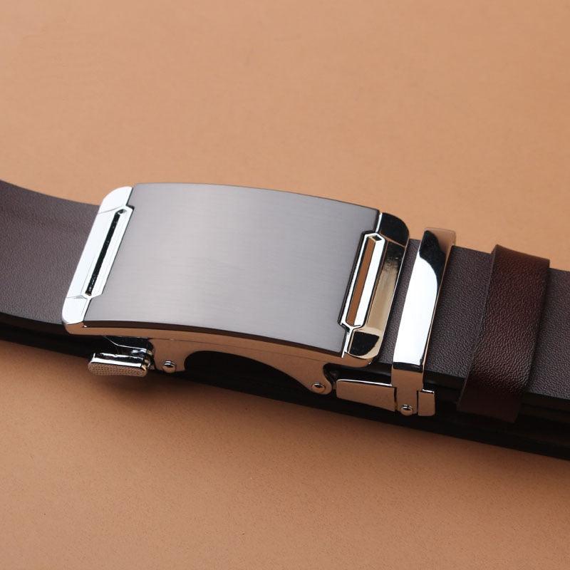 Belt Costume In Leather For Men TO Buckle Automatic Model Sydneee by Zictor