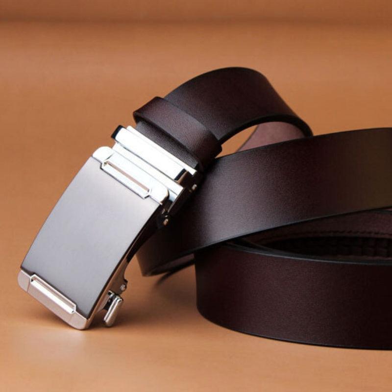 Belt Costume In Leather For Men TO Buckle Automatic Model Sydneee by Zictor