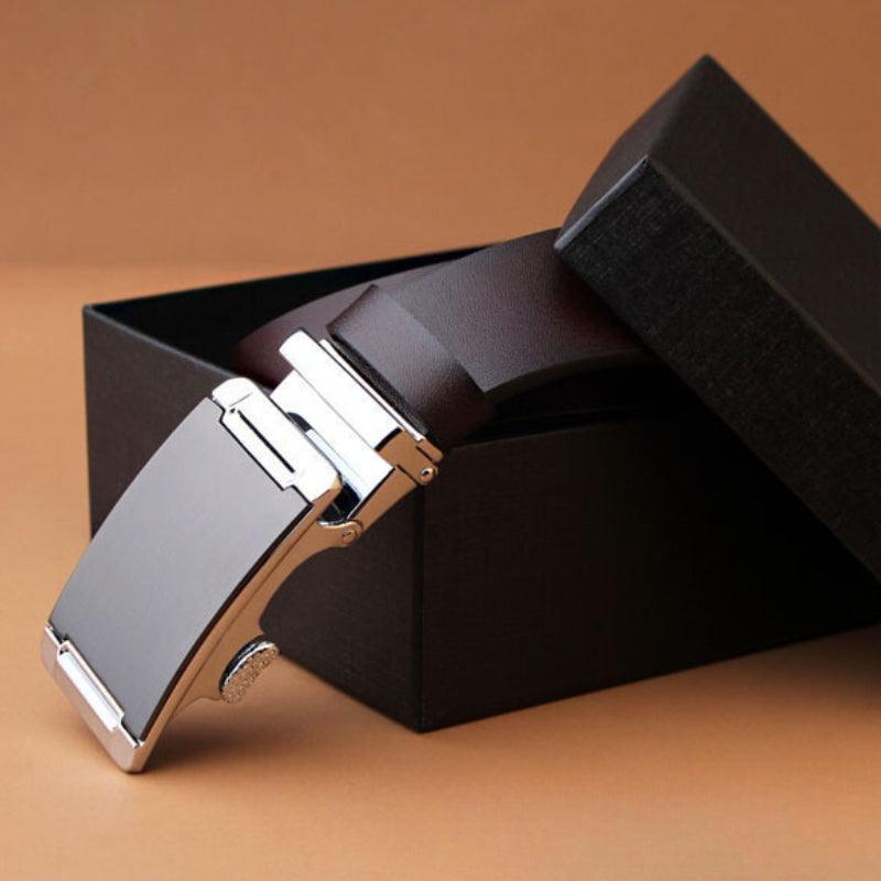 Belt Costume In Leather For Men TO Buckle Automatic Model Sydneee by Zictor