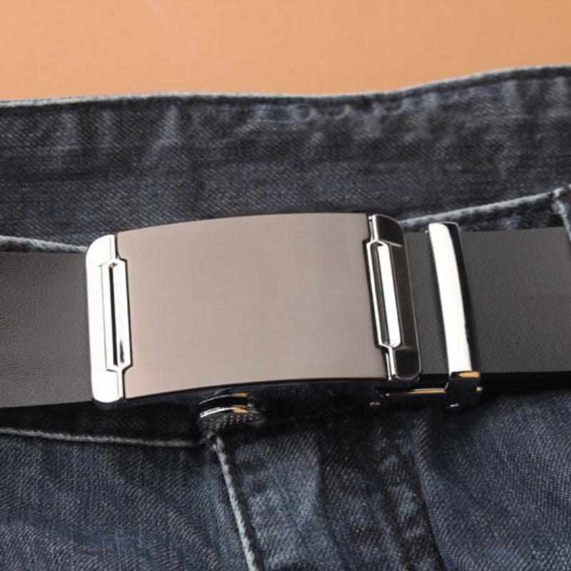 Belt Costume In Leather For Men TO Buckle Automatic Model Sydneee by Zictor