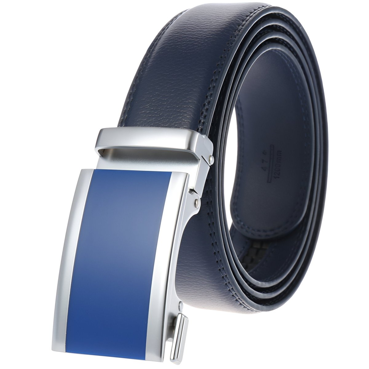 Belt of costume in leather pleine fleur, buckle auBerkeRayyanyatique, for Men, model Adi - Zictor