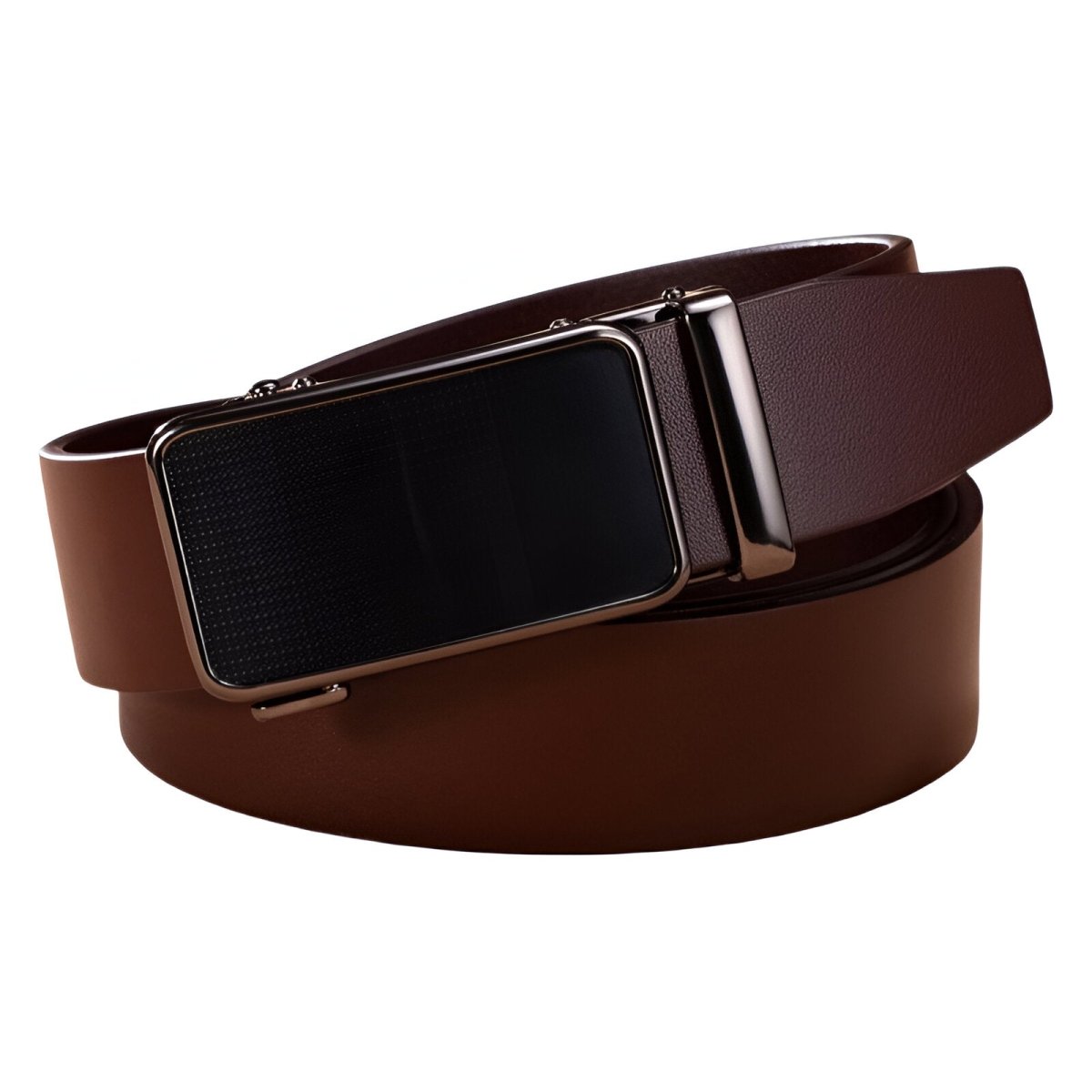 Belt of costume in leather pleine fleur, buckle auBerkeRayyanyatique, for Men, model Adil - Zictor