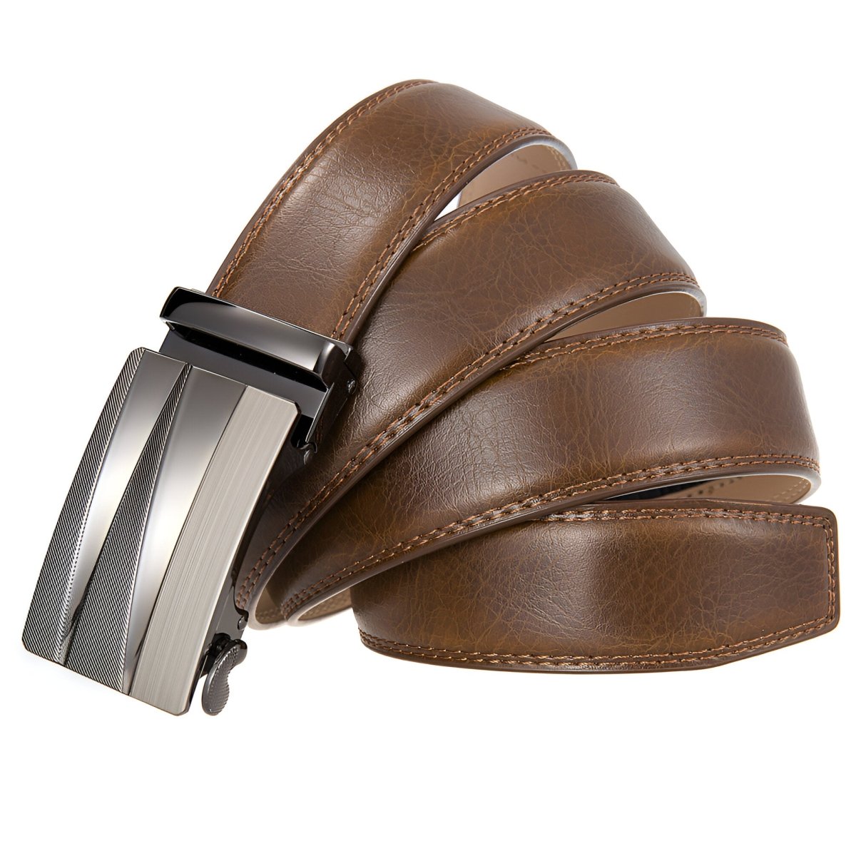 Belt Costume With Buckle Automatic Silver Model Galaxy by Zictor
