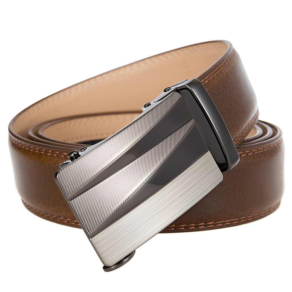 Belt Costume With Buckle Automatic Silver Model Galaxy by Zictor