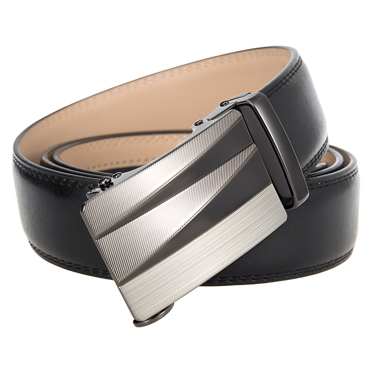 Belt Costume With Buckle Automatic Silver Model Galaxy by Zictor