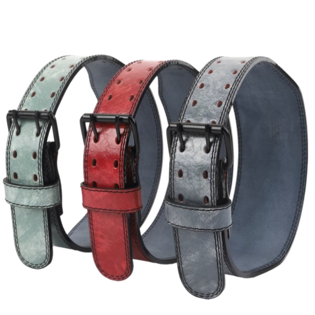 Belt Force In Leather TO Laspect Vieillit Model Quince by Zictor