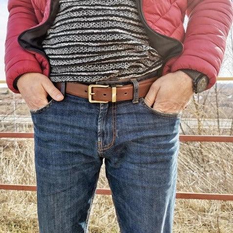 Belt In Leather For Men Model Sutton by Zictor