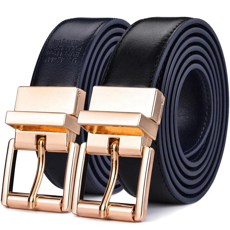Belt reversible in leather 2 in 1 for women, model HaydHarley - Zictor