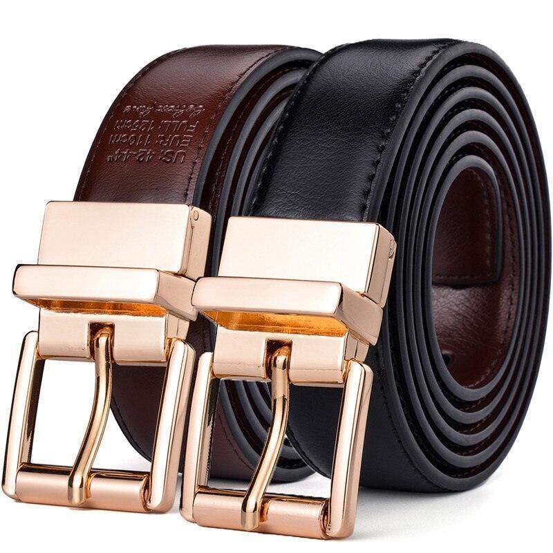 Belt reversible in leather 2 in 1 for women, model HaydHarley - Zictor