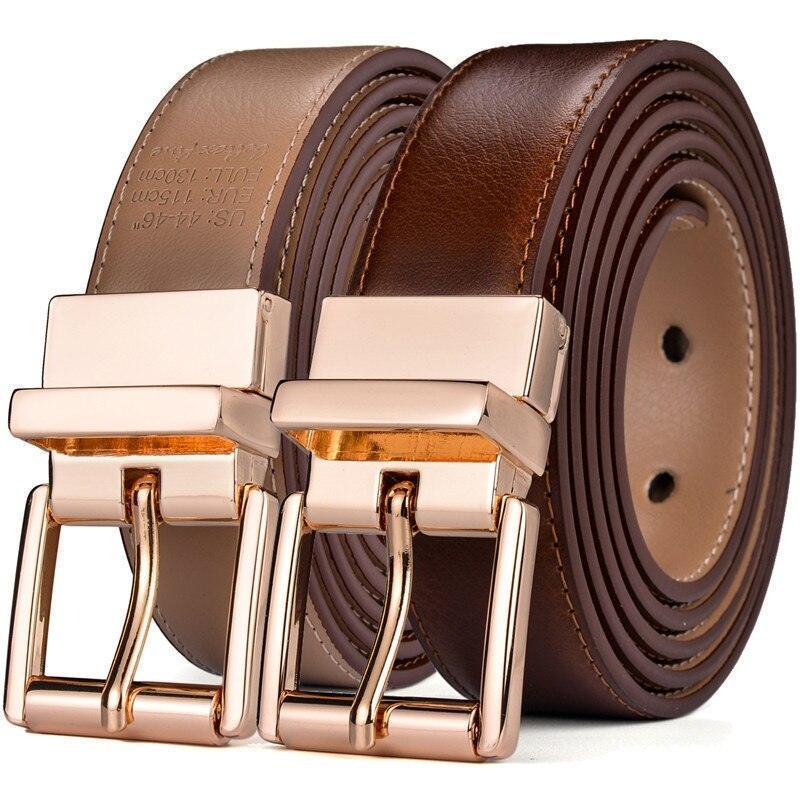 Belt reversible in leather 2 in 1 for women, model HaydHarley - Zictor