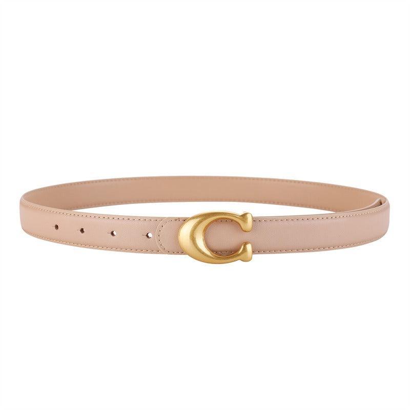 Belt simili leather for women, model Noao - Zictor